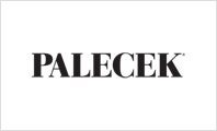 A black and white image of the word palecek.